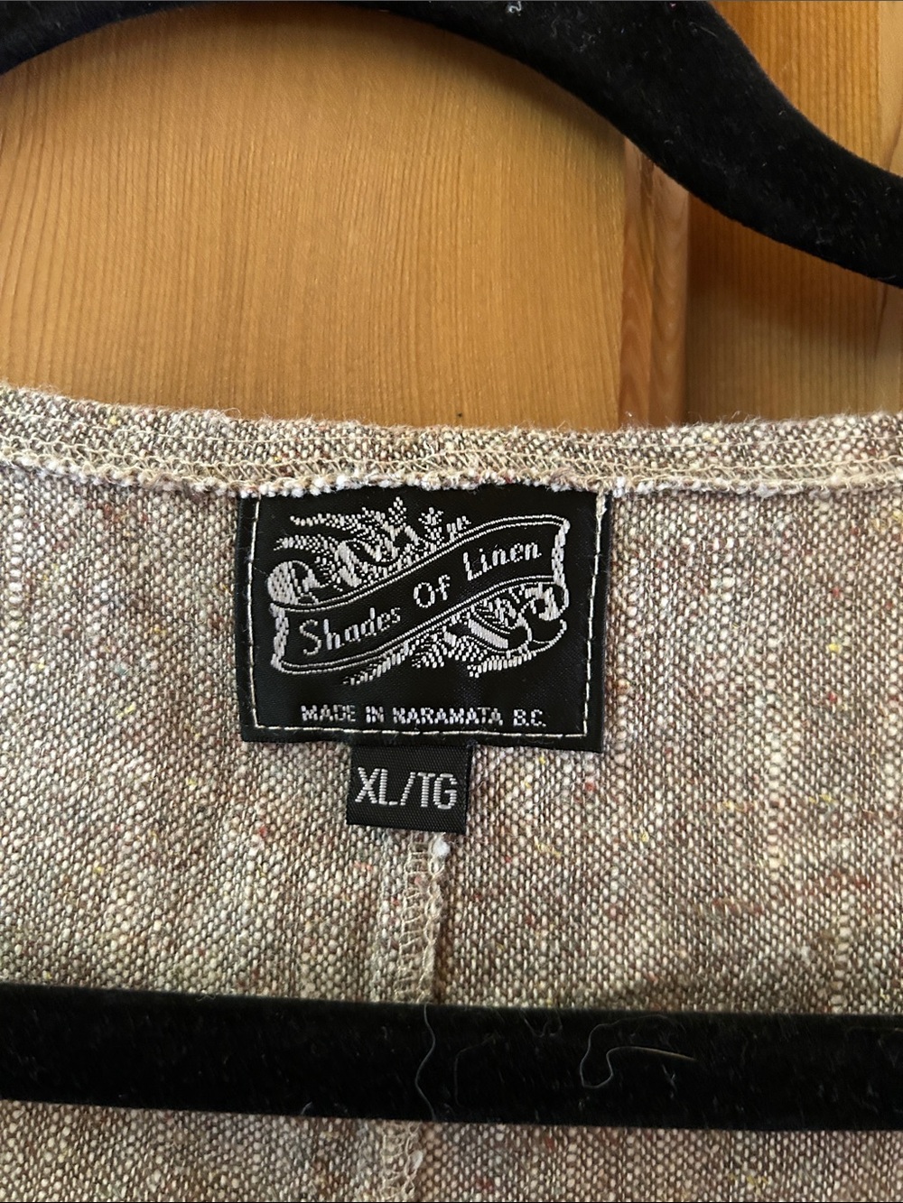 Relaxed Natural Linen Tank Top - Unbranded - Picture 2 of 9